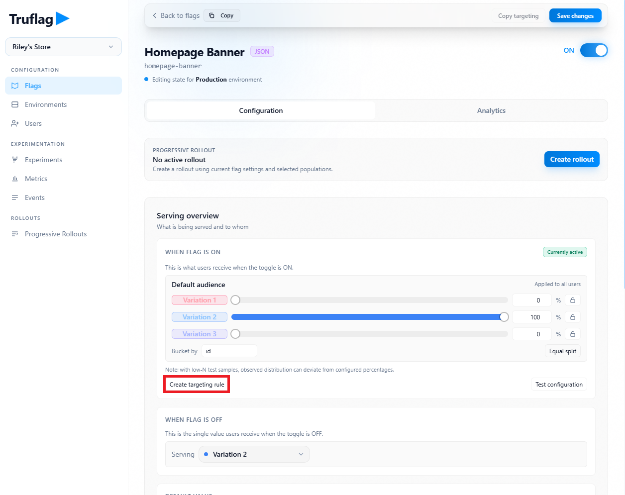 Start from the saved Homepage Banner flag.